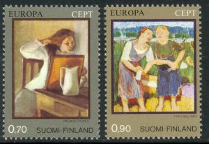 FINLAND 1975 EUROPA Art Set Sc 572-573 MNH