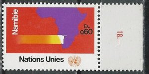 UN-Geneva # 34   Namibia  (1)  Mint NH