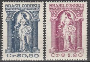 Brazil #763-4 F-VF Unused  (K1494)