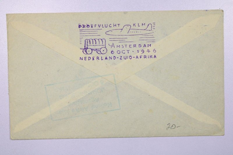 Netherlands 1946 First Flight to South Africa - L40001