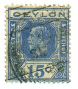Ceylon 1921 #235 U SCV(2022)=$22.50