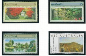 Australia 1132-35 MNH 1989-90 Botanical Gardens (ap6556)