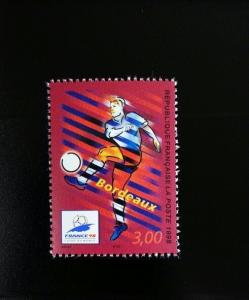 1998 France World Cup Soccer Championships, Bordeaux Scott 2624 Mint F/VF NH
