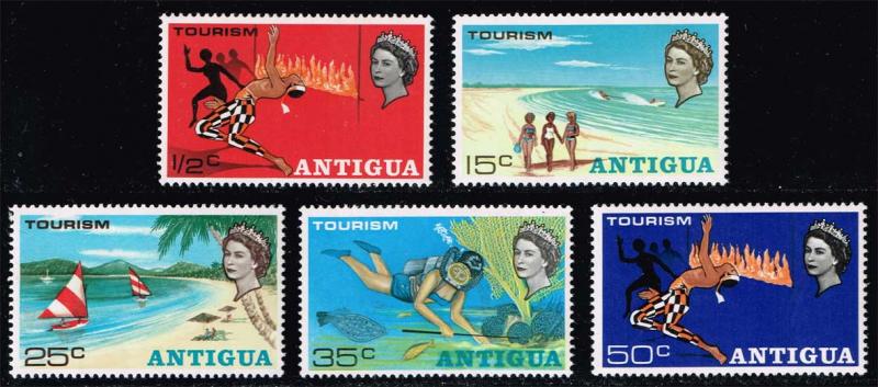 Antigua #203-207 Tourism Set of 5; MNH (1.80)