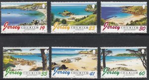 Jersey # 761-765, Tourism Scenes, Mint NH, 1/2 Cat