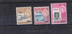 Virgin Islands 1966 173-175 overprints MNH