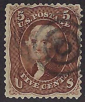 Used PNC5 34c Flag ND SA 1111 US 3550 F-VF  United States, General Issue  Stamp / HipStamp