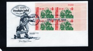 1382 College Football, FDC PB/4 Artmaster cachet