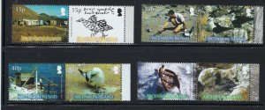 Ascension 920-23 MNH 2007 4 Pairs (ap9094)