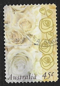 Australia #1647 45c Greetings - Champagne Roses