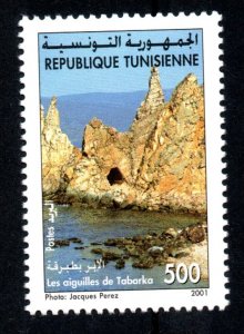 2001- Tunisia - Archaelogical Sites and Monuments- Tabarka- Geology - Sea- MNH**