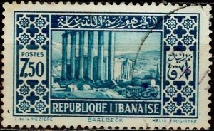 Lebanon; 1930: Sc. # 129: Used Single Stamp