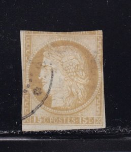 French Colonies Scott # 21 F-VF used nice color scv $ 100  see pic !