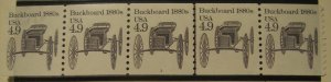 Scott 2124, 4.9 cent Buckboard, PNC5 #3, MNH Transportation Beauty