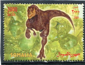 Somalia 2004 DINOSAURS & MINERALS 1 value Perforated Mint (NH)