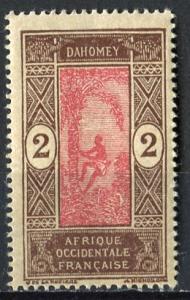 Dahomey 1913: Sc. # 43; *+/MLH Single Stamp