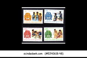 PAPUA NEW GUINEA - 1977 50th ANNIVERSARY OF GIRL GUIDES - 4V MNH