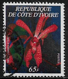 Ivory Coast #447D Used Stamp - Flowers (c)