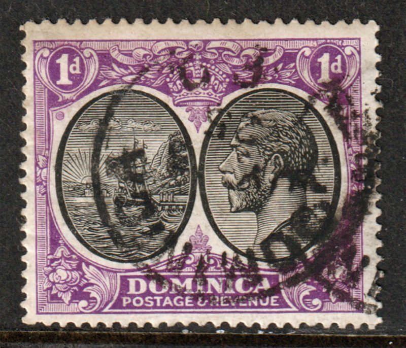 Dominica - The Seal of Colony and King George V - VG Condition # 66 Used