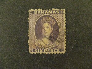 Bahamas #14 used short perfs a22.5 4667