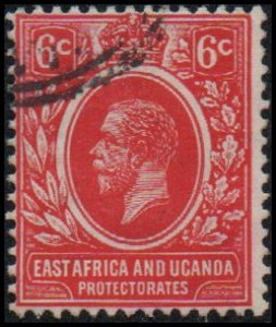 East Africa and Uganda Protectorate 42 - Used - 6c George V (1917) (cv $0.80)
