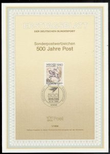 GERMANY (52) Ersttagsblatt FDC Presentation Cards