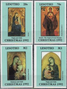 697659 MNH LESOTHO 1992 NAVIDAD