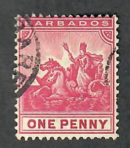 Barbados #72 used single (wtmk 2)