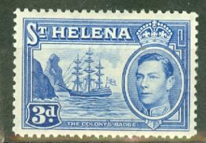 St Helena 122 mint CV $55