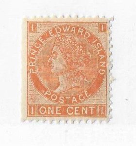 Prince Edward Island Sc #11   1c orange NH VF