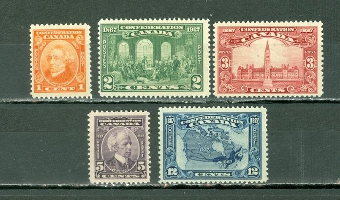 CANADA 1927 CONFEDERATION #141-145 SET MNH...$60.00