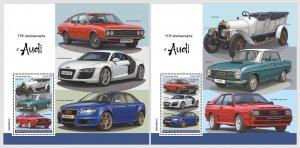 CENTRAL AFRICAN 2025 MNH 115th anniversary of Audi #209b21