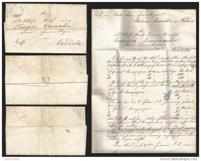 J) 1864 MEXICO, FRENCH INTERVENTION MAXIMILIAN, AUSTRIAN TROOPS IN MEXICO, PARTI