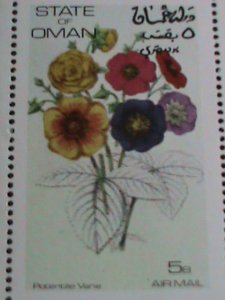 ​STATE OF OMAN STAMP-WORLD BEAUTIFUL LOVELY FLOWERS MNH FULL SHEET VERY FINE