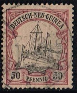 German New-Guinea,Sc.#14 used, Ship SMS Hohenzollern