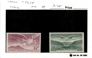 Ireland, Postage Stamp, #C3, C5 Mint NH, 1948 Airmail (AD)