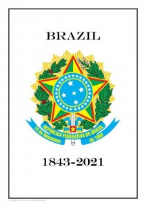 Brazil Brasil 1843-2021 PDF (DIGITAL)  STAMP ALBUM PAGES