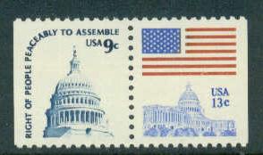 1590-1623 9c/13c Capitol Fine MNH BPS DG