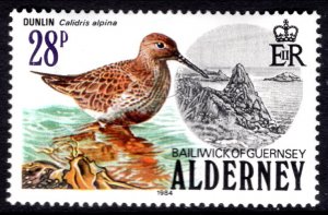 Alderney 16 Bird MNH VF