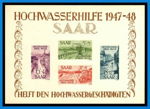 1948 - Sarre - Scott B 64a - Gran lujo - MNH - SA- 120 - 02