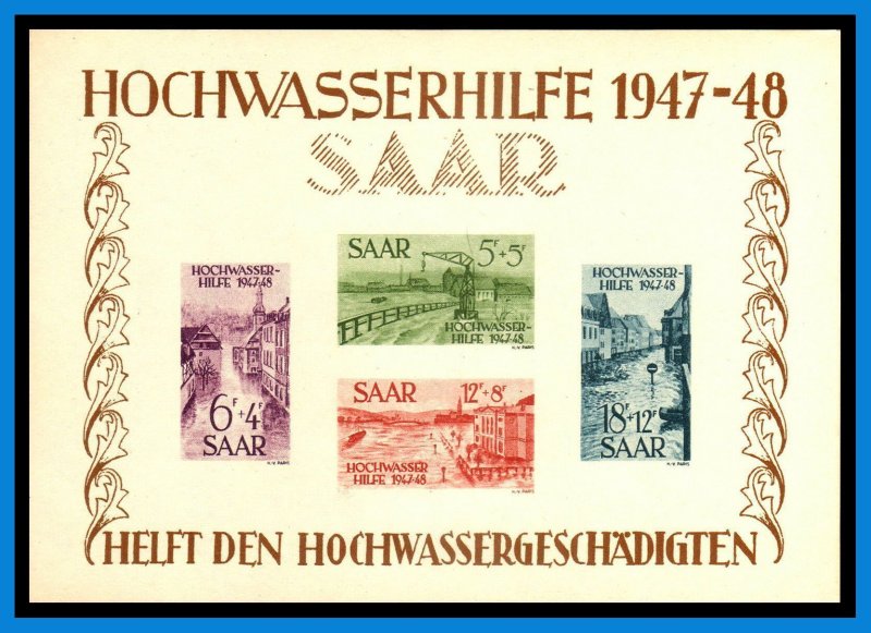 1948 - Sarre - Scott B 64a - Gran lujo - MNH - SA- 120 - 02