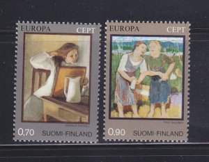 Finland 572-573 Set MNH Europa (C)