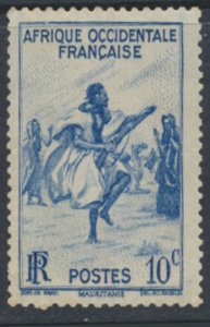 French West Africa SC# 36 Used   Dancer  see details / scans 