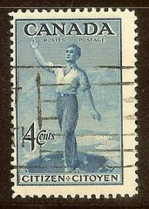 Canada #275 4¢ 80th Anniversary Confederation - Canadian Citizenship