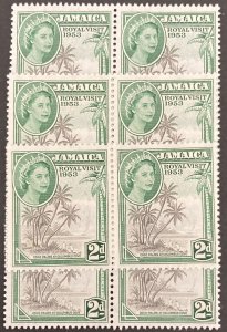 Jamaica 1953 #154, Wholesale Lot of 10, MNH, CV $5.