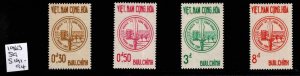 Republic of South Vietnam Scott 211-214 MH* set