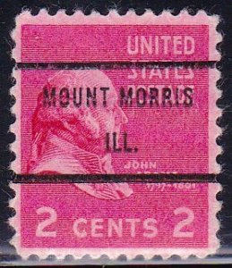 Precancel - Mount Morris, IL PSS 806-71 - Bureau Issue