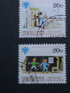 PENRHYN-​COOK ISLANDS 1979 MAX & MORITZ, ICY  USED -VF WE SHIP TO WORLD WIDE