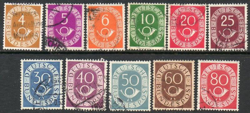 Germany  Scott  670-685  Used  Partial set.