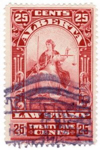 (I.B) Canada Revenue : Alberta Law Stamp 25c